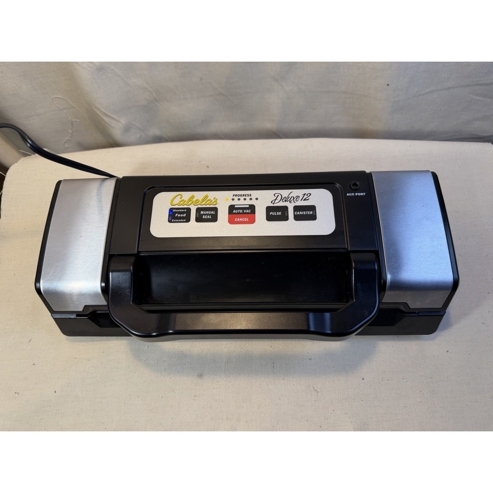 Cabela's Deluxe 12 Vacuum Sealer‎ VS2786 Food Saver w/ Bag